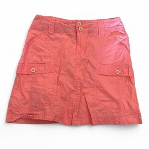 White Sierra Women's Coral Pink Cargo Skirt